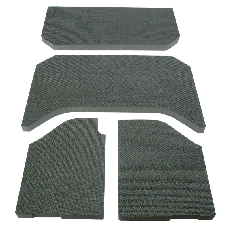 DEI  50131 fits Jeep 07-10 Wrangler JK 4-Door Boom Mat Headliner - 4 Piece - Bla