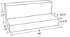 Tradesman 73580 Steel L-Shape Liquid Storage Tank (Full Size) - Black