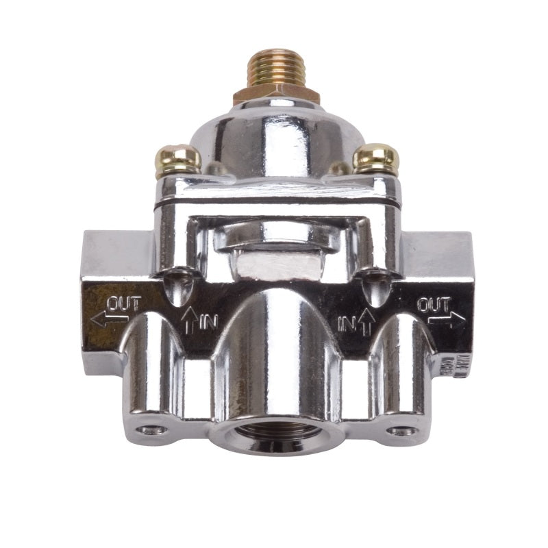 Edelbrock 1789 Fuel Regulator 1-4 PSI Chrome