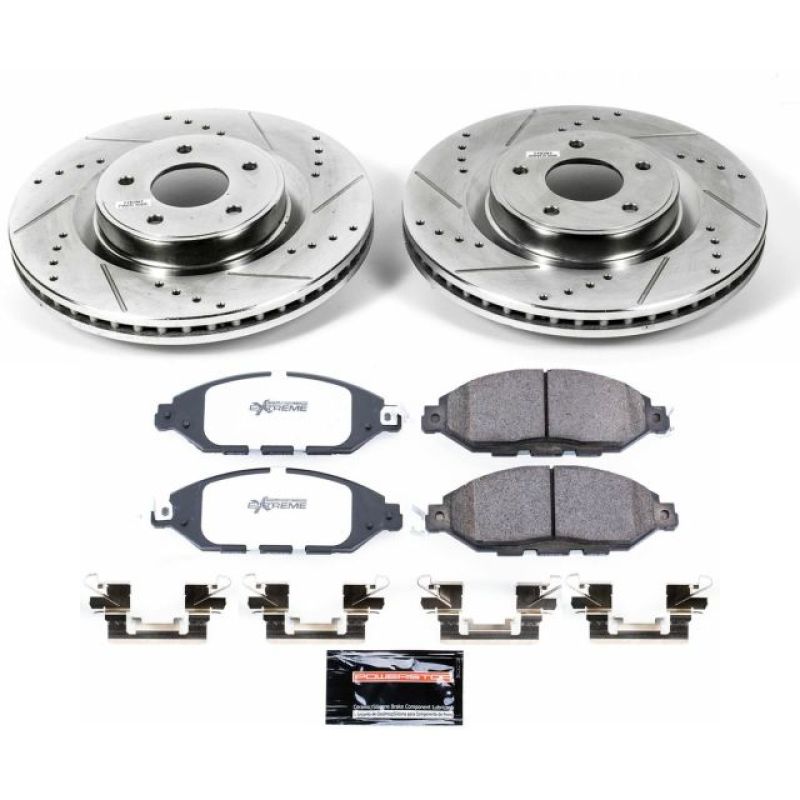PowerStop K6496-36 2013 fits Infiniti JX35 Front Z36 Truck & Tow Brake Kit