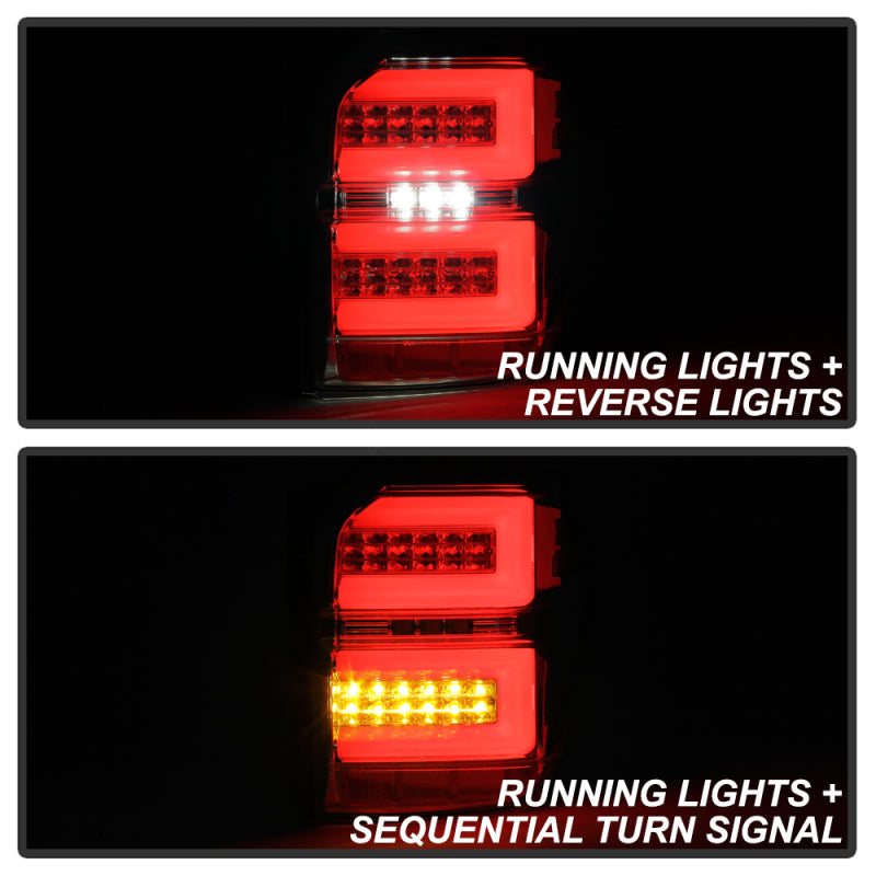 Spyder 5087805 fits Toyota 10-14 4Runner LED Tail Lights - Sequential Turn Sign