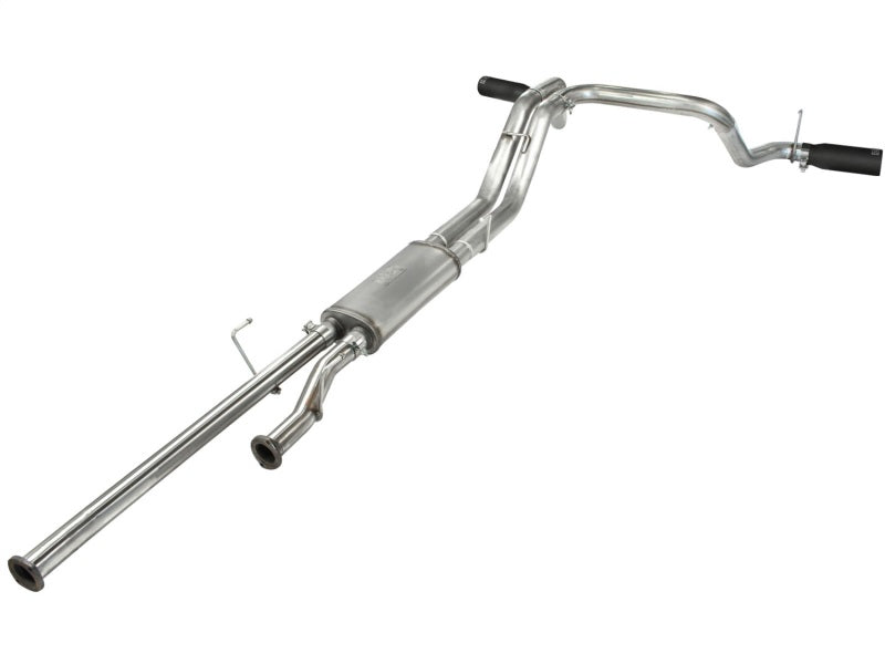 AFE 49-46014-B rce XP 2-1/2in to 3in 409 SS Cat-Back Exhaust w/ Black Tips 10-1