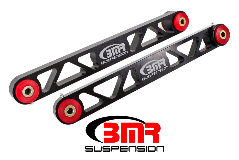 BMR ACA004 S197 Mustang Billet Aluminum Lower Control Arms (Polyurethane) - Black Anodized