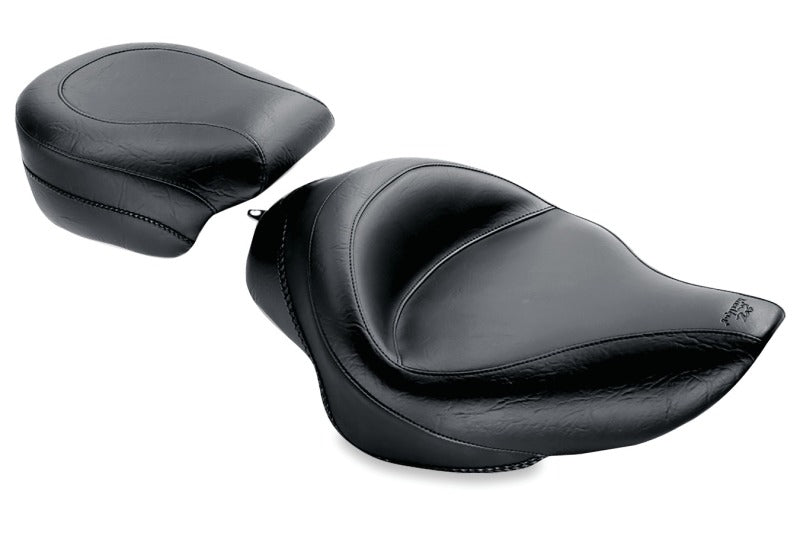 Mustang 76157 Harley Sportster 3.3 Gallon Standard Touring Solo Seat - Black