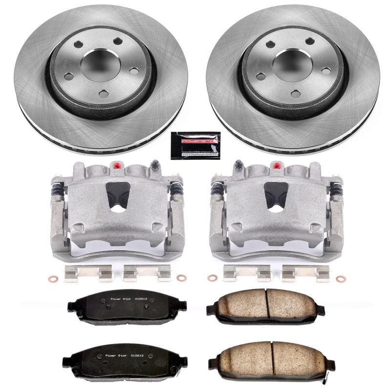 Power Stop KCOE2219A 05 fits Jeep Grand Cherokee Front Autospecialty Kit w/Cals
