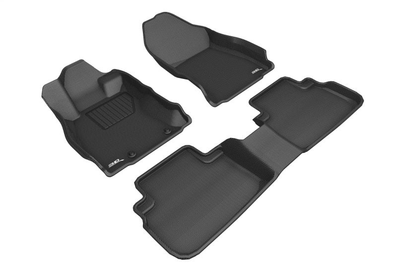 3D MAXpider 2015-2020 fits Jeep Cherokee Kagu 1st Row Floormat - Gray