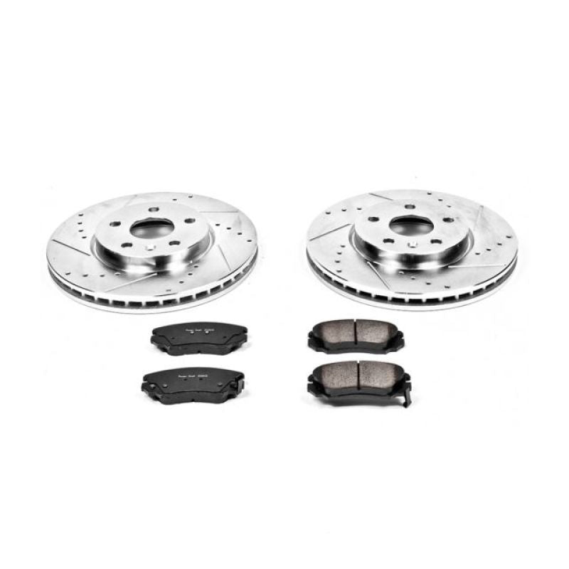 PowerStop K5334 2010 fits Buick Allure Front Z23 Evolution Sport Brake Kit
