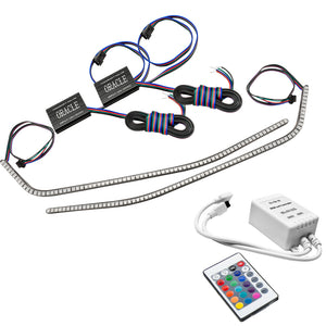 ORACLE Lighting 1297-504 Oracle 16-21 fits Chevy Camaro Surface Mount DRL Modules - ColorSHIFT w/ Simple Controller