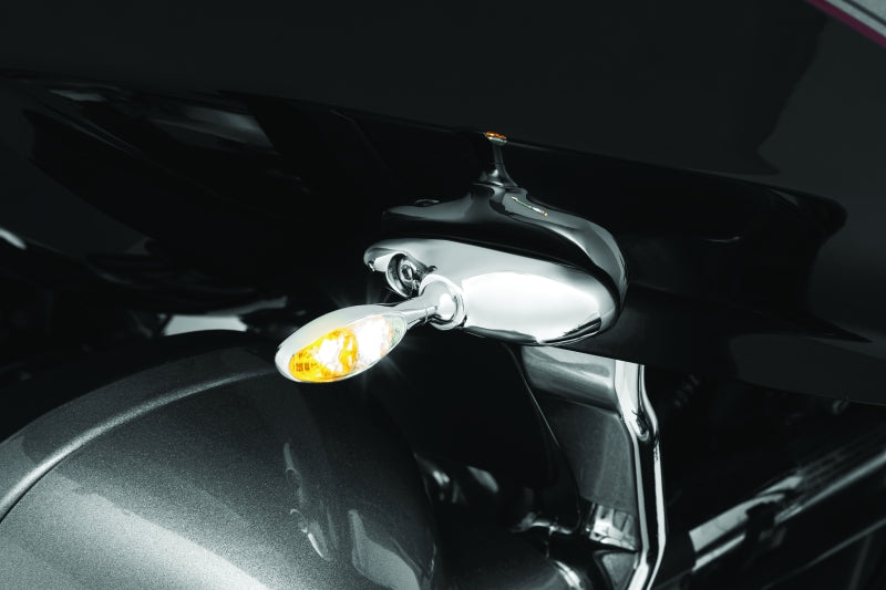 Kuryakyn 2530 Kuryakyn Micro 1000 Clear Lens White/Amber Chrome