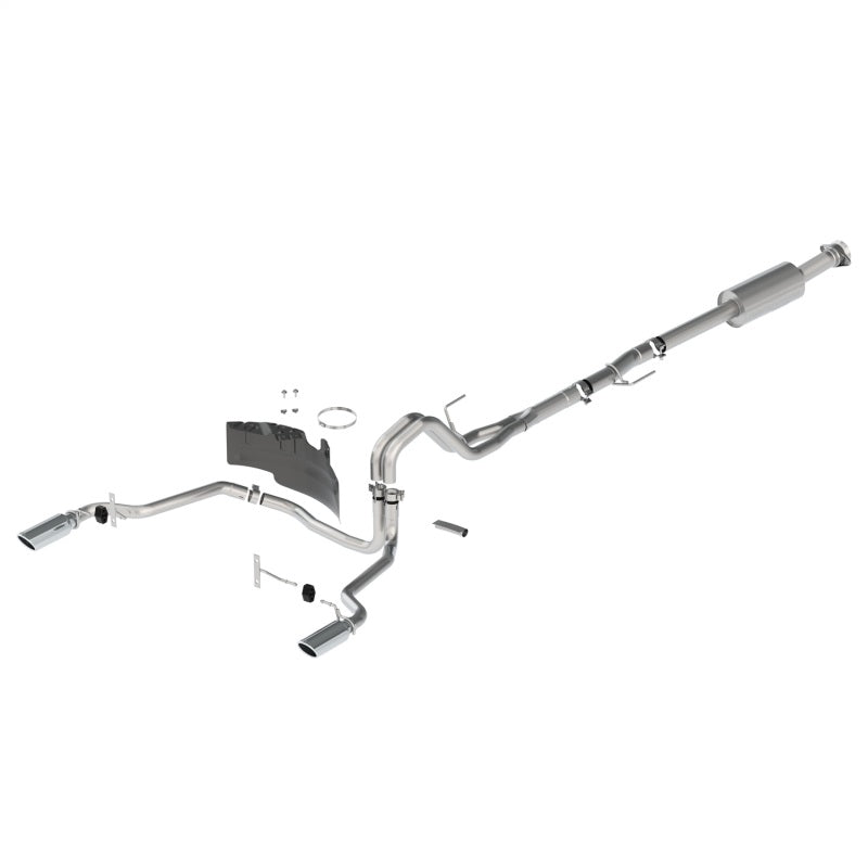 fits Ford 21-24 Racing M-5200-FECR F-150 Extreme Rear Exit Exhaust - Chrome Tips