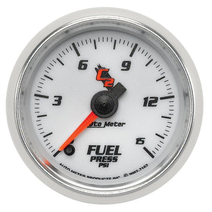 AutoMeter 7162 AutoMeter Gauge Fuel Pressure 2-1/16in. 15PSI Digital Stepper Motor C2