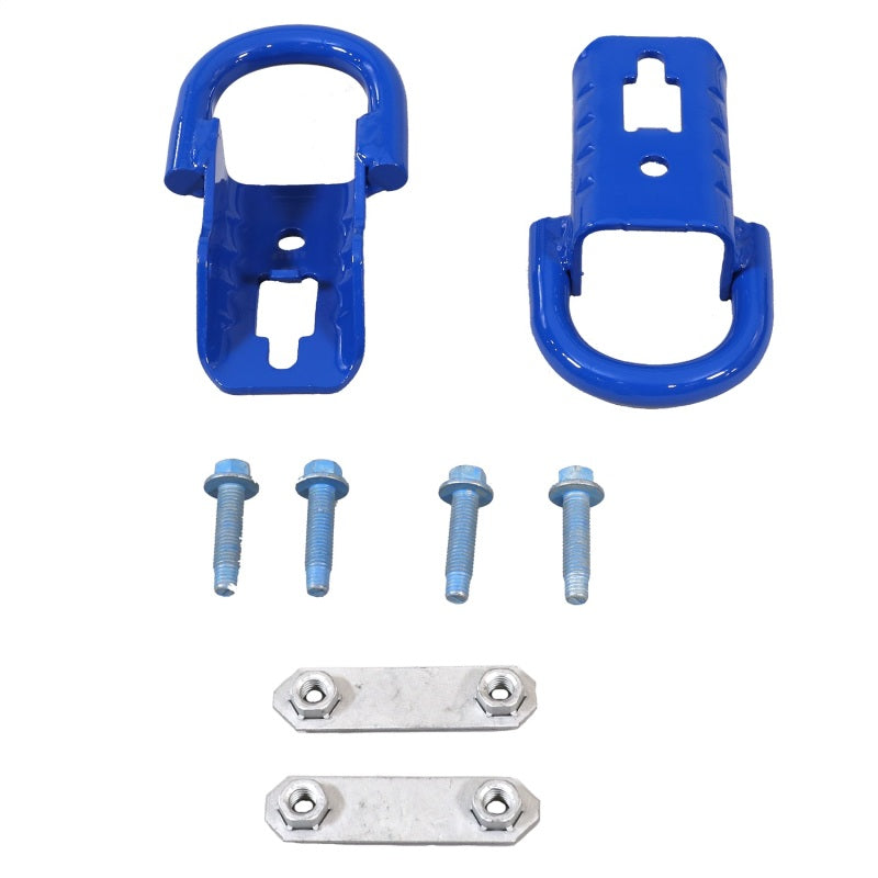 fits Ford 15-22 Racing M-18954-F15B F-150 Tow Hooks - Blue (Pair)