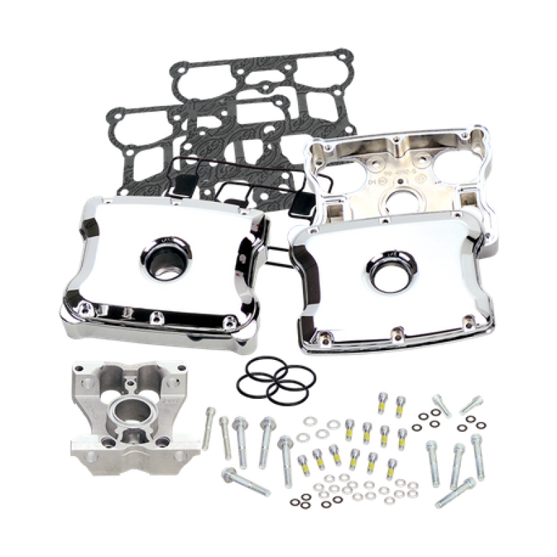 S&S 90-4110 Cycle 1999+ BT 4-1/8in Rocker Box - Chrome