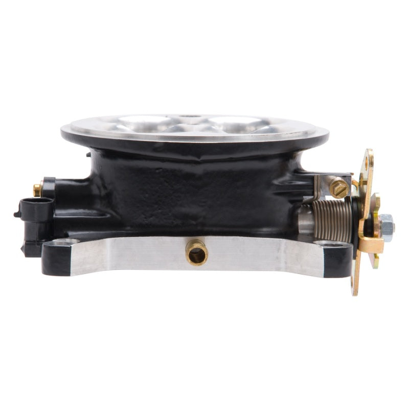 Edelbrock 3978 Throttle Body 4-Barrel 4150 Style Flange 1 75In Bores Includes Gm/DeLPHi Iac