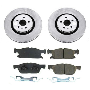 PowerStop CRK8321 fits Ford Edge Front Z17 Evolution Geomet Coated Brake Kit