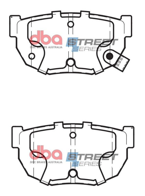 DBA DB325SS 93-01 fits Nissan Silvia S14/S15 Street Series Rear Brake Pads