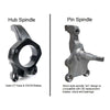 Ridetech 11233796 64-67 fits Chevrolet Chevelle w/ Hub Spindle & Narrowed Width (57.25in) Momentum Chassis