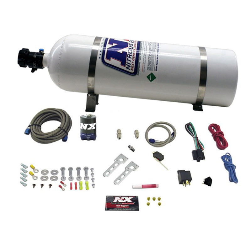 Nitrous Express NXD12000 Diesel Stacker 2 Nitrous Kit w/15lb Bottle