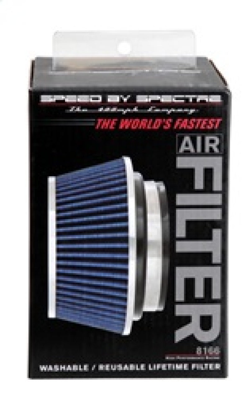 Spectre 8166 Adjustable Conical Air Filter 2-1/2in. Tall (Fits 3in. / 3-1/2in. / 4in. Tubes) - Blue