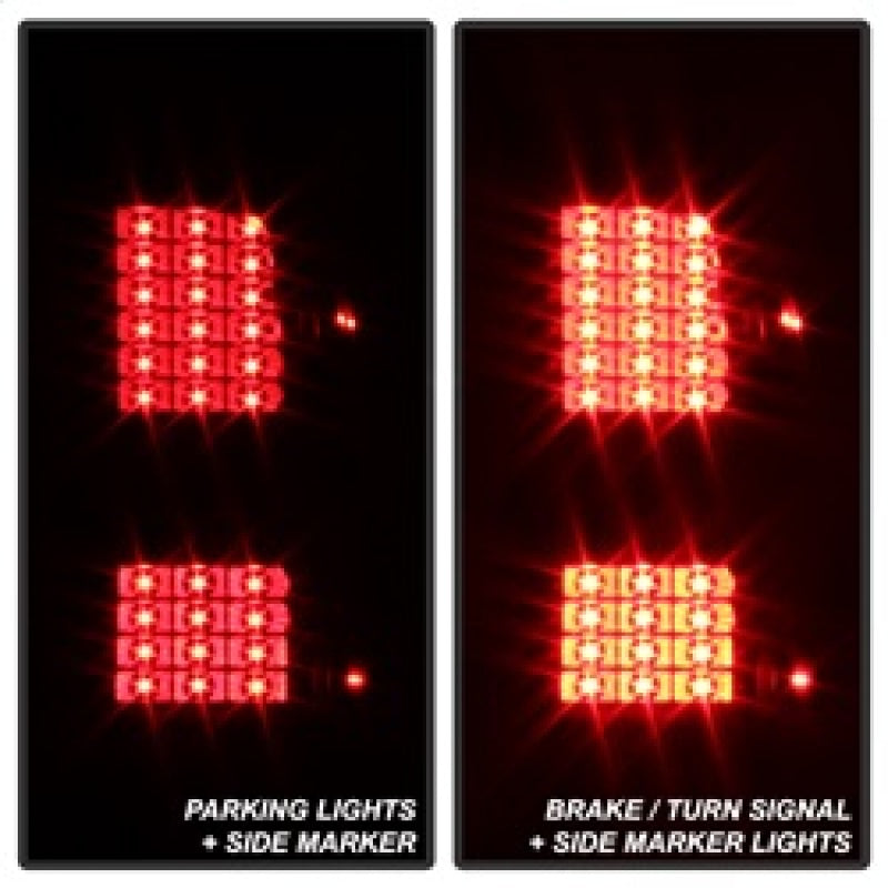 xTune 9036545 fits Chevy 1500 14-16 / Silverado 2500HD/3500HD LED Tail Lights -