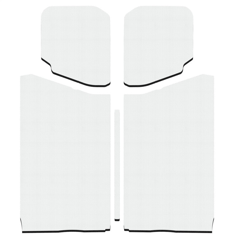 DEI  50190 fits Jeep 18-23 Wrangler JL 2-Door Boom Mat Headliner - 5 Piece - Whi
