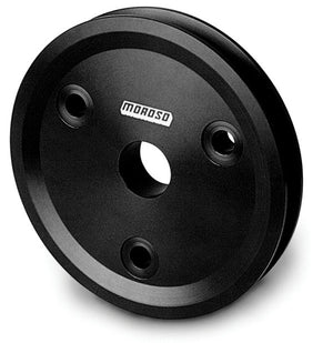 Moroso 64051 fits Chevrolet Small Block (w/Short Pump) Crankshaft Pulley - Singl