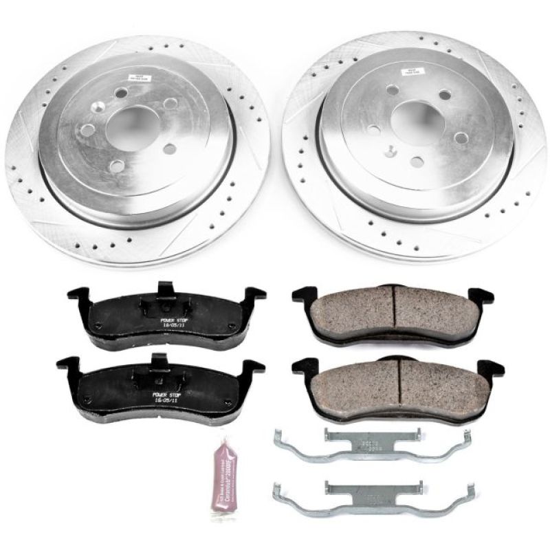 PowerStop K6819 fits Lincoln 13-18 MKT Rear Z23 Evolution Sport Brake Kit