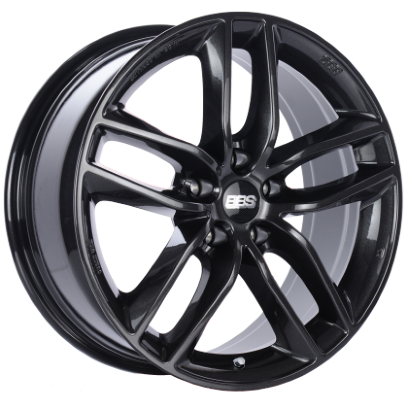 BBS SX0601CB SX 20x9 5x120 ET42 Crystal Black Wheel -82mm PFS/Clip Required