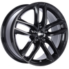 BBS SX0602CB SX 20x9 5x114.3 ET42 Crystal Black Wheel -82mm PFS/Clip Required