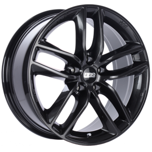 BBS SX0604CB SX 20x9 5x112 ET30 Crystal Black Wheel -82mm PFS/Clip Required