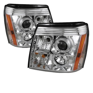 Spyder 5042279 fits Cadillac 02-06 Escalade Projector Xenon/HID Model- LED Halo