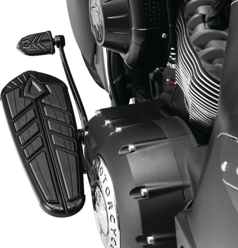 Kuryakyn 5651 Kuryakyn Spear Driver Floorboard Inserts Satin Black