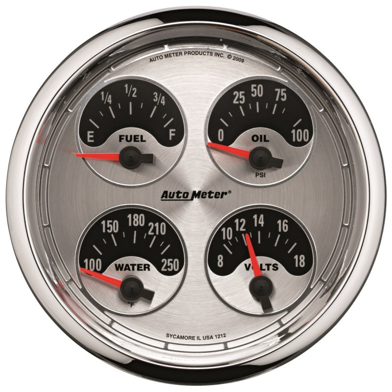 AutoMeter 1205 5inch Kit Box - Tach Speedo Combo / Oil Pressure / Water Temp / Volt / Fuel Leve