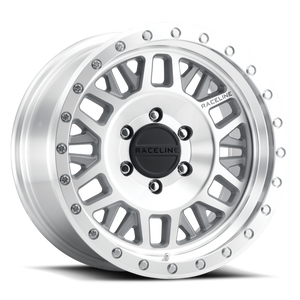 Raceline RT951M-28581-06 RT951M Ryno Machined 20x8.5in / 8x170 BP/-6mm Offset/130.81mm Bore - Machined Beadlock