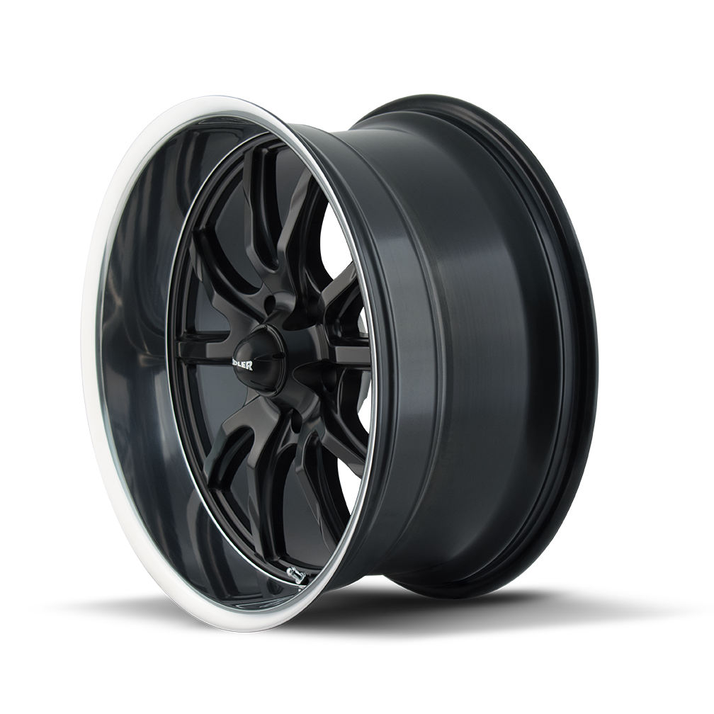 RIDLER 650-2161MB RIDLER 650 MATTE BLACK POLISHED 20X10 5-120.65 0MM 83.82MM