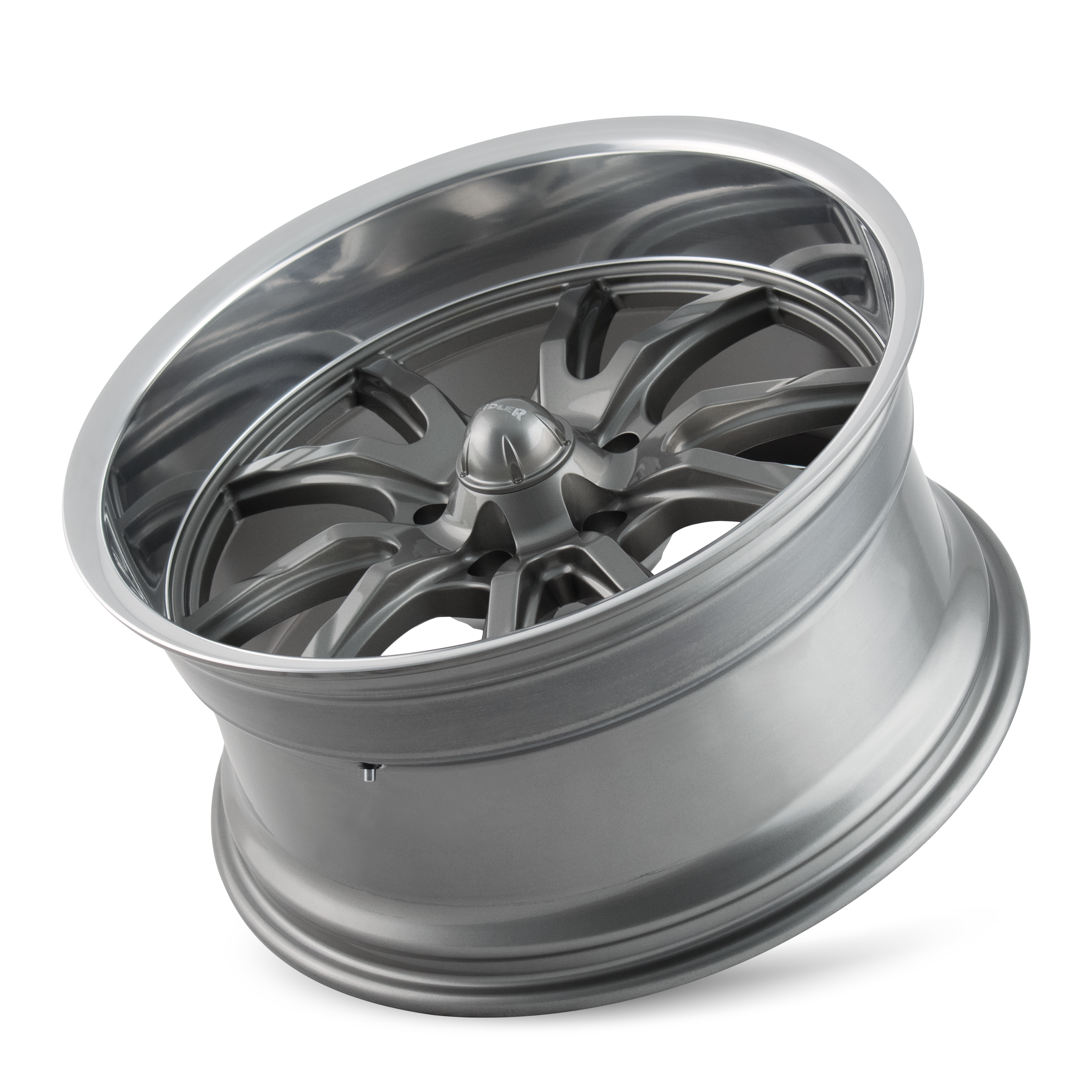 RIDLER 650-7765G RIDLER 650 GLOSS GREY POLISHED 17X7 5-114.3 0MM 83.82MM