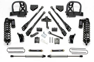 Fabtech K2014DL 05-07 fits Ford F250 4WD w/o Factory Overload 6in 4Link Sys w/Dlss 4.0 C/O & Rr Dlss