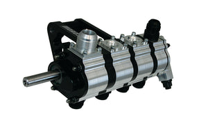 Moroso 22414 T3 Series 4 Stage Dry Sump Oil Pump - Tri-Lobe - Dual Mount - 1.200