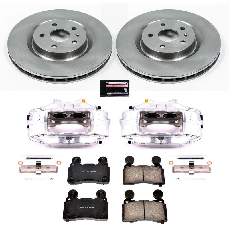 Power Stop KCOE5602 10-15 fits Chevrolet Camaro Front Autospecialty Kit w/Cals