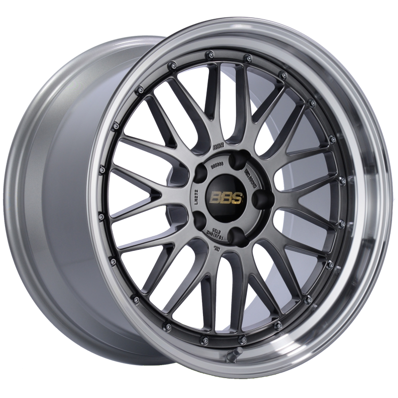 BBS LM259DBPK LM 19x9.5 5x120 ET48 Diamond Black Center Diamond Cut Lip Wheel -82mm PFS/Clip Required