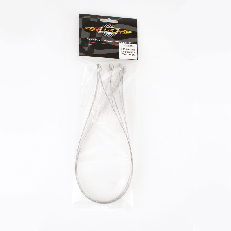 DEI  10203 Stainless Steel Locking Tie 20in - 10 per pack