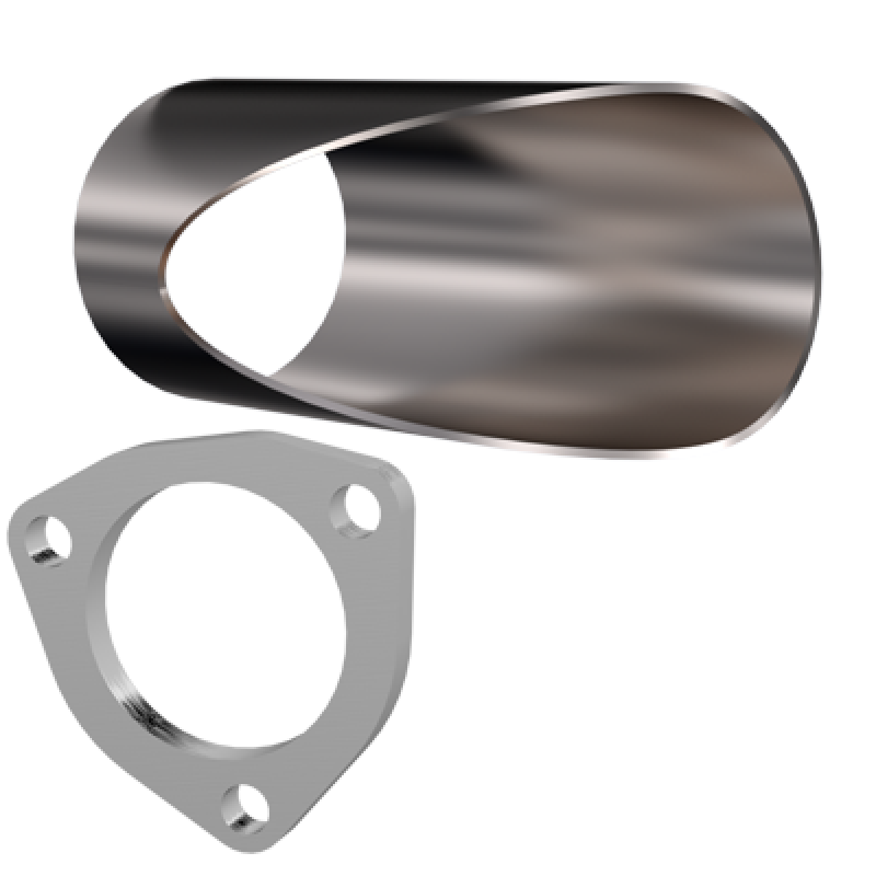 QTP 10226 2.25in Weld-On QTEC DIY Cutout Pipe