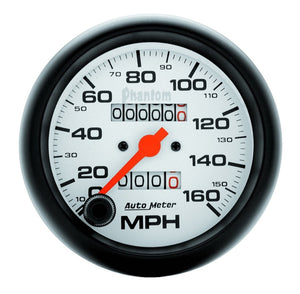 AutoMeter 5893 Autometer Phantom 3-3/8in 160MPH Speedometer Gauge - Mechanical Full Sweep