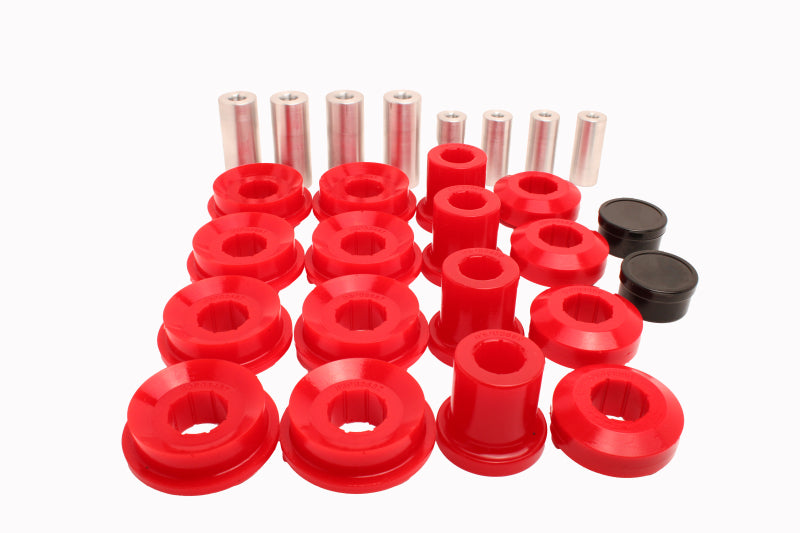 Energy Suspension 20.3101R 12-20 fits Tesla Model S Front Control Arm Bushing Set - Red