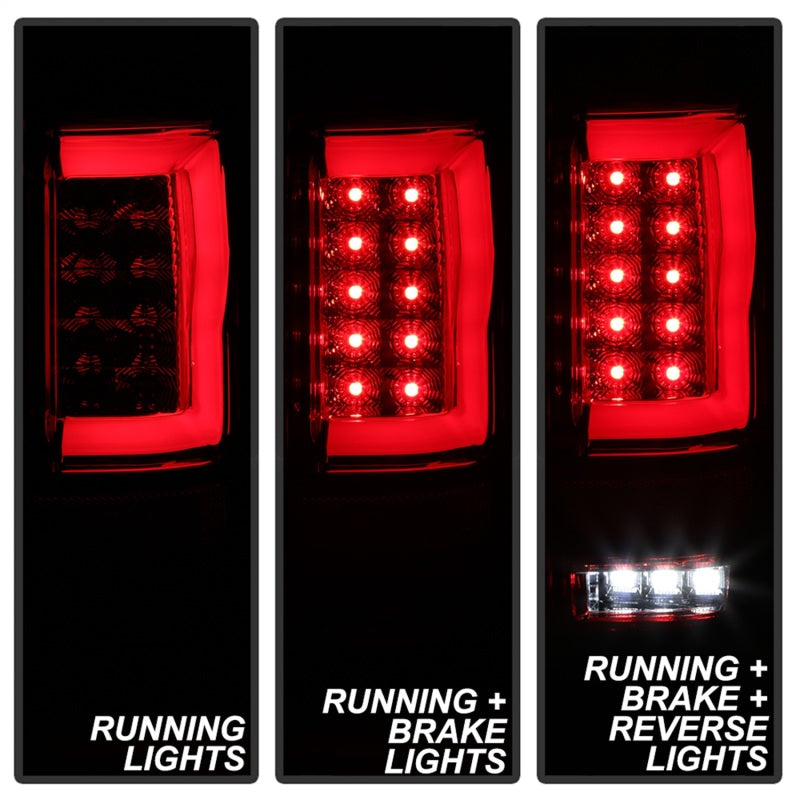 Spyder 5084194 fits Ford 04-08 F150 Styleside Tail Light V2 - LED - Red Clear A