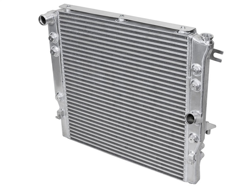 AFE 46-50002-B unner GT Series Bar and Plate Radiator w/ Black Hoses 07-11 fits