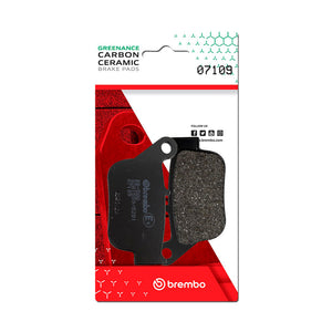 Brembo OE 7109 fits Yamaha X-Max Carbon Ceramic Brake Pad - Rear