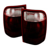 9028885 Xtune fits Ford 01-20 Ranger 2011 OEM Style Tail Lights Red Smoked ALT