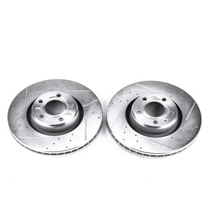 PowerStop fits Audi 05-11 A6 Front Evolution Drilled & Slotted Rotors - Pair