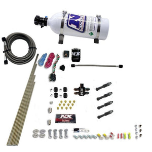 Nitrous Express 93046-05 Dry Direct Port Nitrous Kit 4 Cyl w/5lb Bottle
